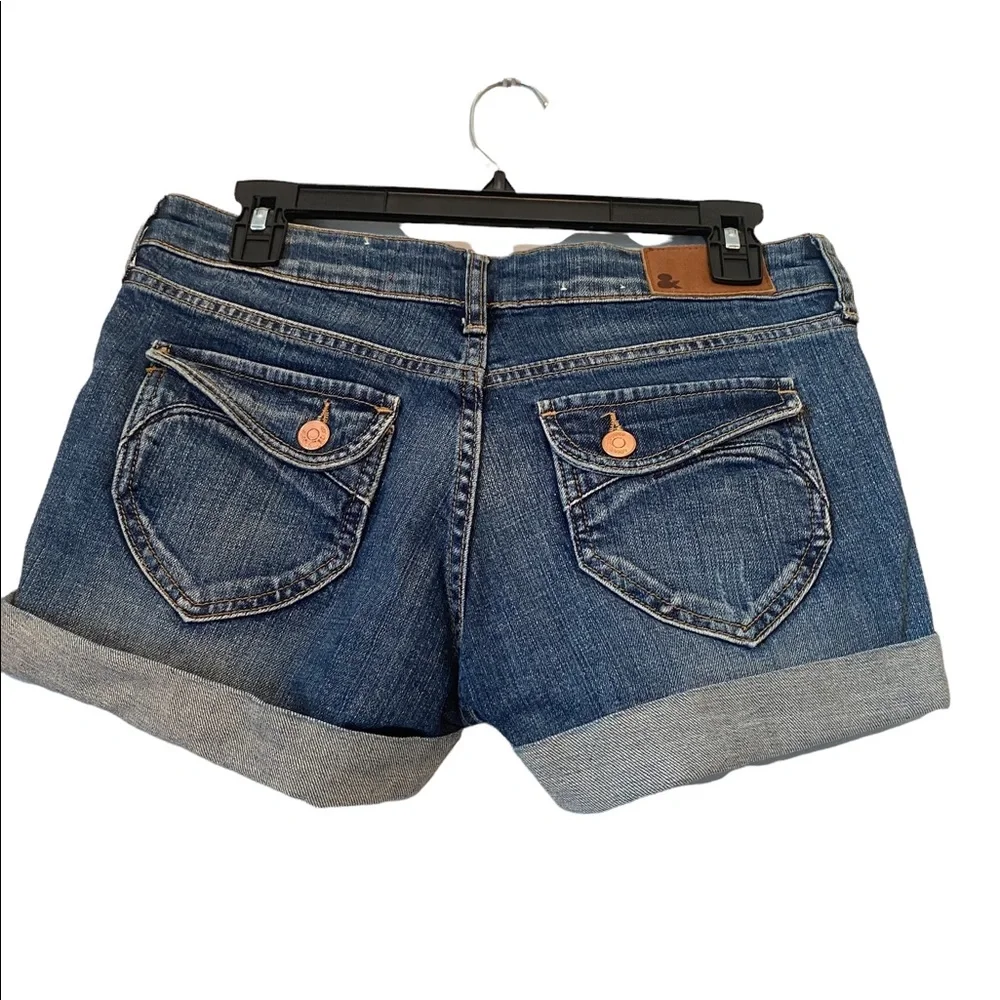 & Brand Cuffed Denim Shorts
